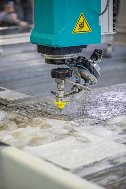 CNC water jet cutting machine