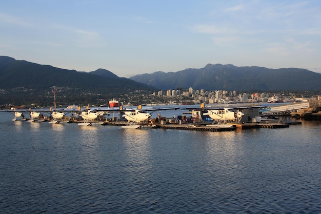 Coal Harbour downtown Vancouver British Columbia Canada