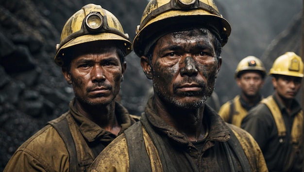 coal mine workers