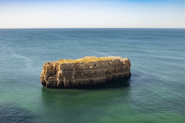 Coast of the Algarve area in Portugal.