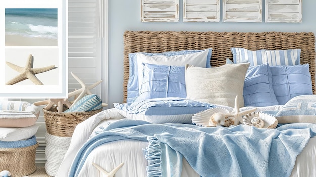 Coastal Bedroom Decor with Nautical Touches