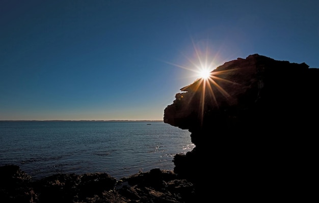 Photo coastal morning