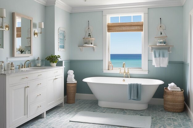 Coastal Seaside Bathroom