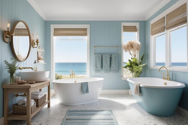 Coastal Seaside Bathroom