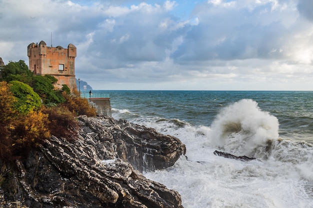 Coastal Storm in Nervi