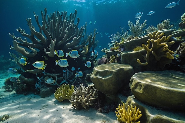 Coastal underwater underwater sculpture park