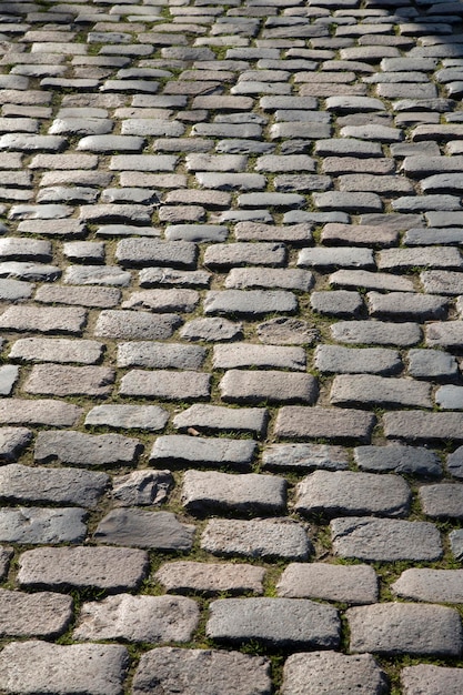 Cobble Stones in Zaragoza, Aragon, Spain