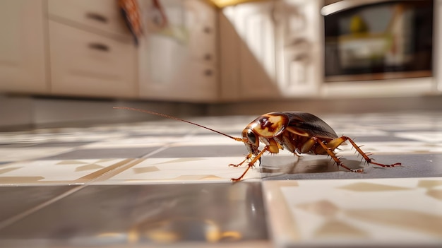 cockroach in the kitchen