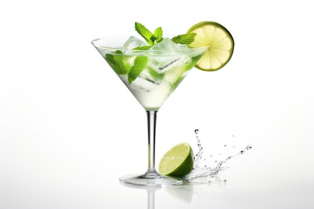 Cocktail martini lime alcohol