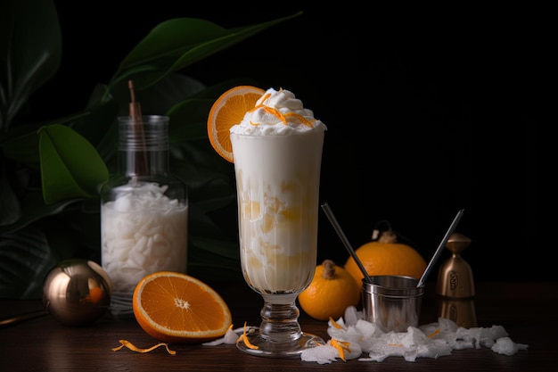 Coconut Creamsicle A creamy indulgent cocktail