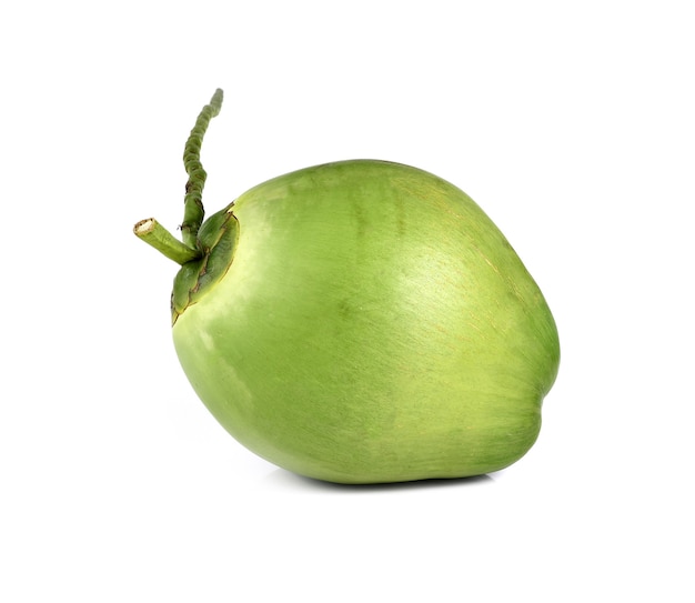 Coconut green isolated on white