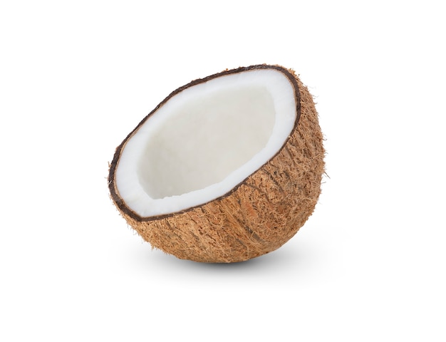 Coconut isolated on white