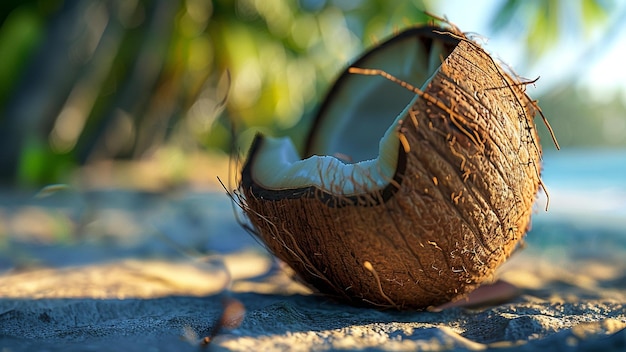 coconut realistic photo