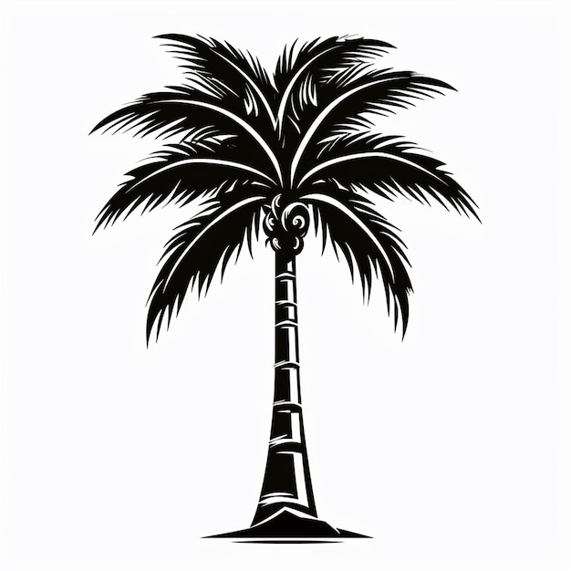 A coconut tree logo