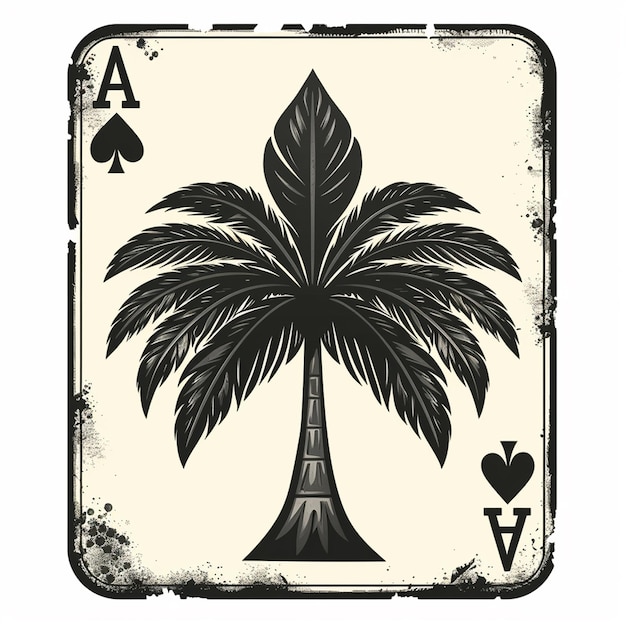 A coconut tree logo