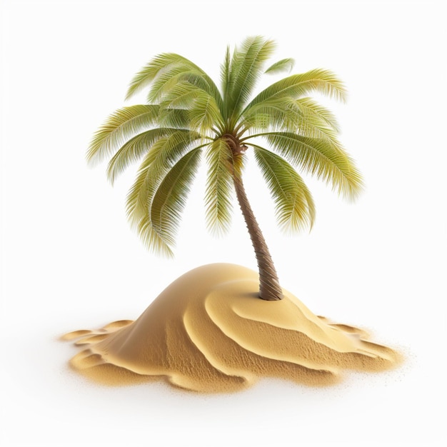 coconut tree mockup