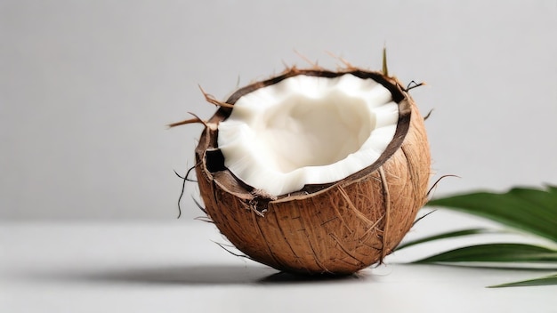 coconut with coconut and coconut on a white background