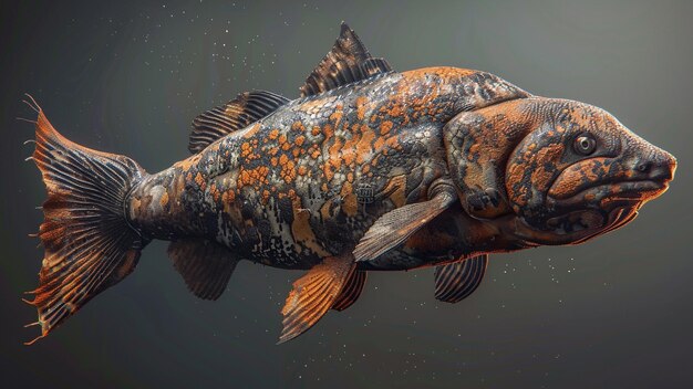 coelacanth realistic photo