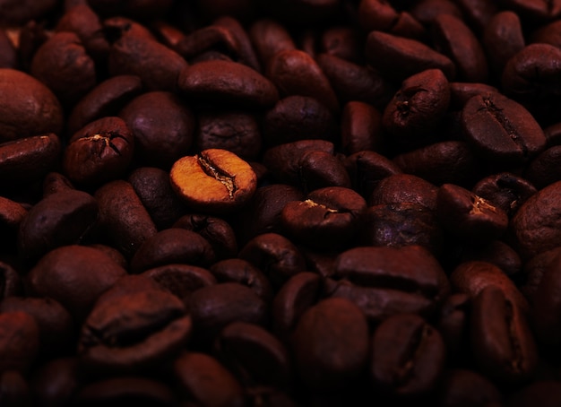 Coffee beans background