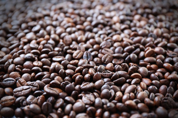 Coffee beans background