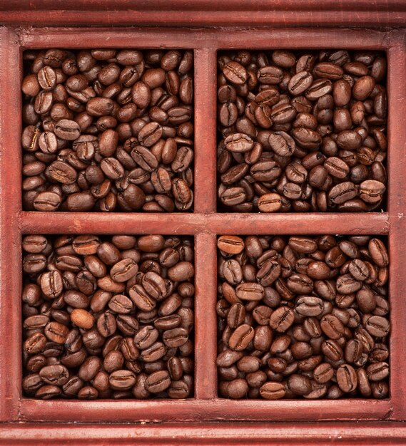 Coffee beans background