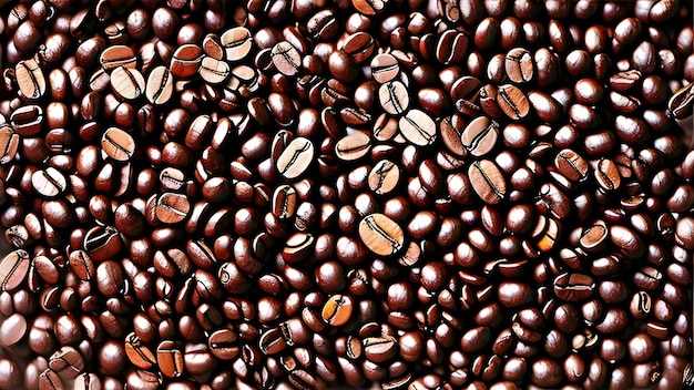 Coffee beans background