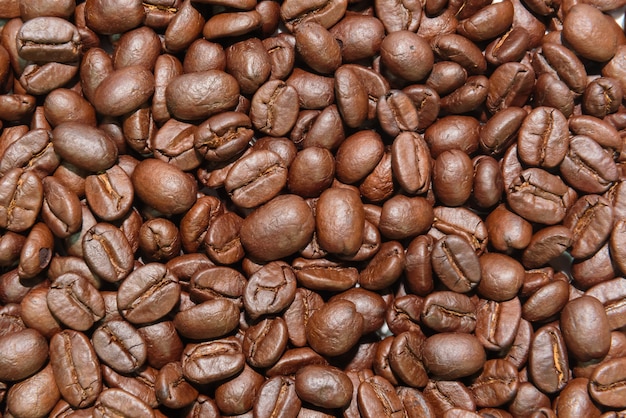 Coffee beans background