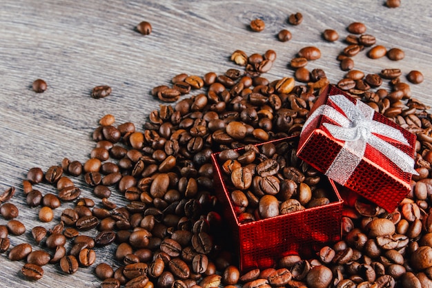 Coffee Beans in Gift Box