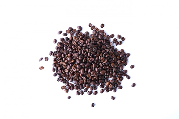 Coffee beans isolated