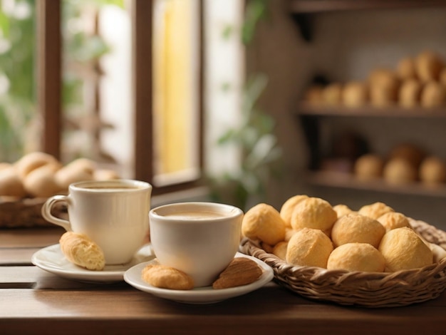 coffee and cheese bread