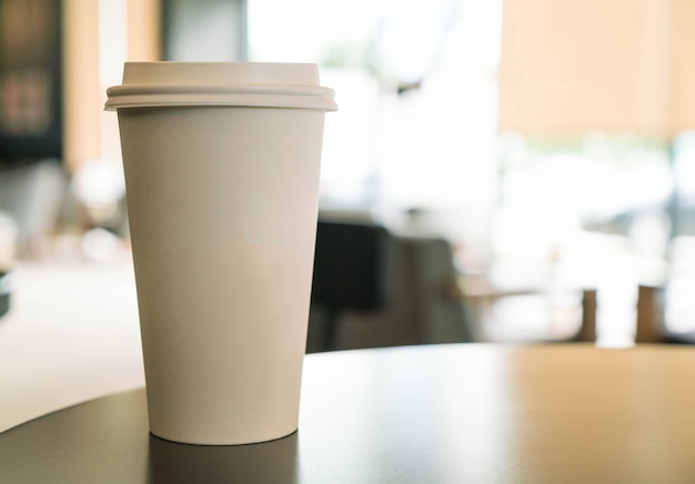 coffee cup in coffee shop