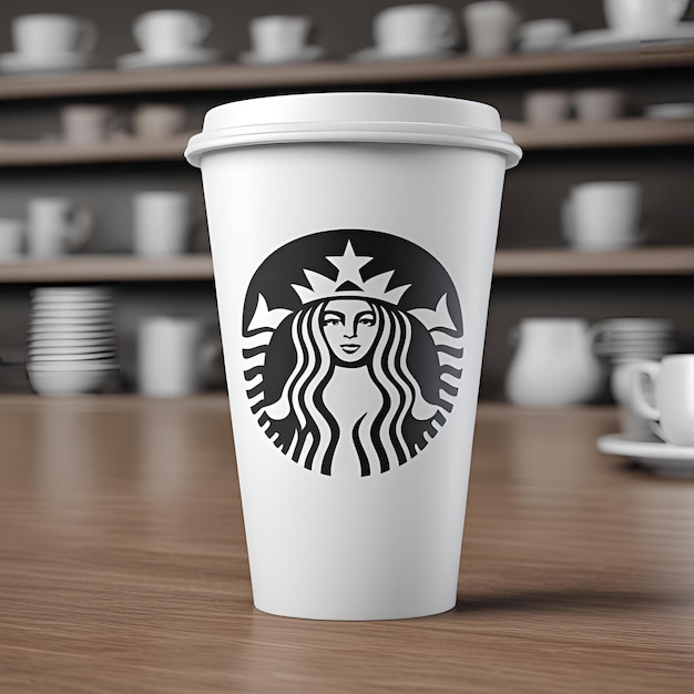 Photo coffee cup mock up