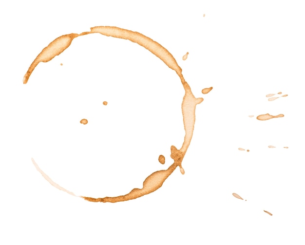 Coffee cup stain