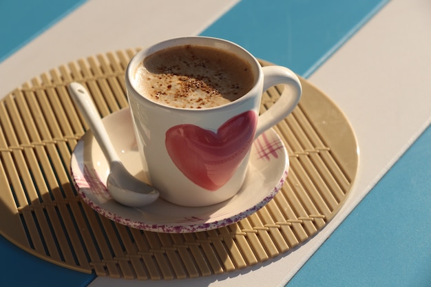 coffee cup on table 