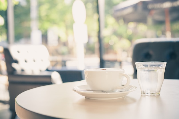 coffee cup with background