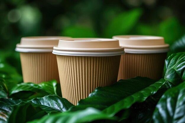 Coffee Cups in Nature