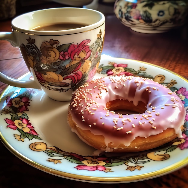 Coffee and donuts the perfect pairing