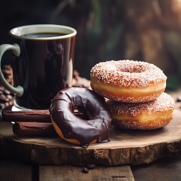 Coffee and donuts the perfect pairing