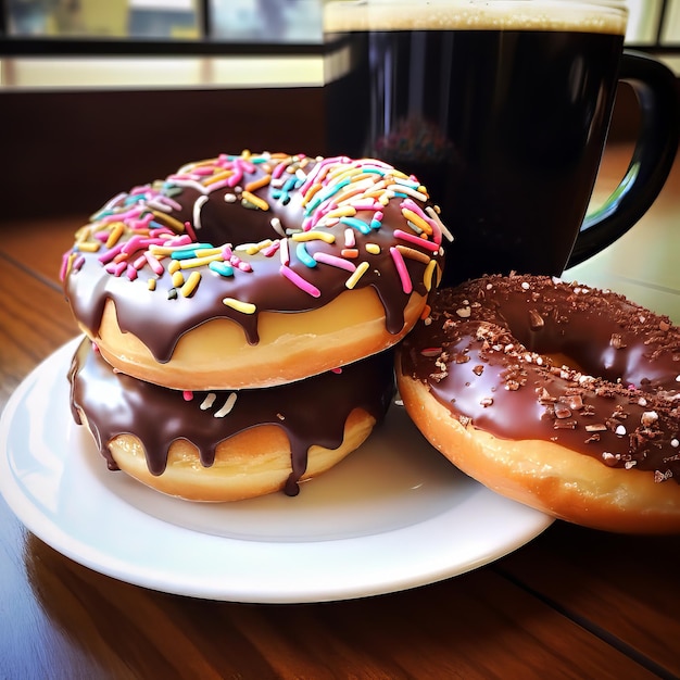 Coffee and donuts the perfect pairing