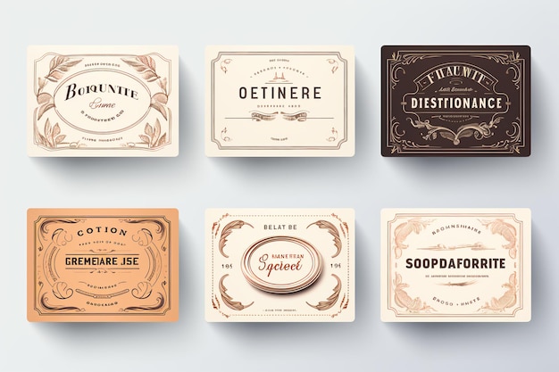 Coffee Label Collection Artful Designs for Your Brew