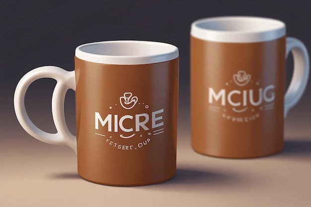 Photo coffee mug mockup for merchandising