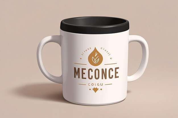 Photo coffee mug mockup for merchandising