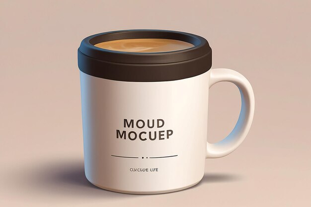 Photo coffee mug mockup for merchandising