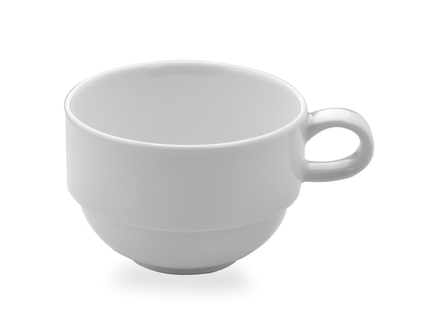 Coffee mug on white background