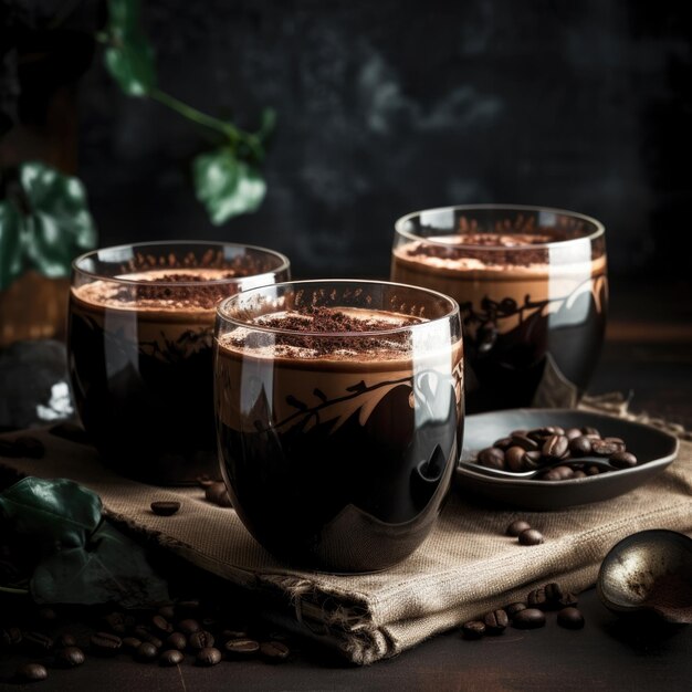 Coffee mug on wooden table