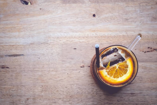 Coffee and orange begin life well with good quality breakfast