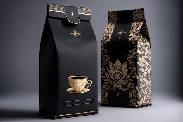 Coffee Product Packaging Design Image Template