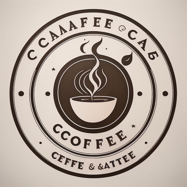 Coffee shop logo AI