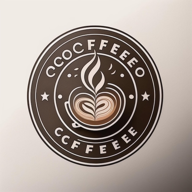 Coffee shop logo AI