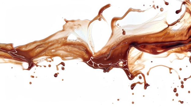 Coffee Smear on a transparent background